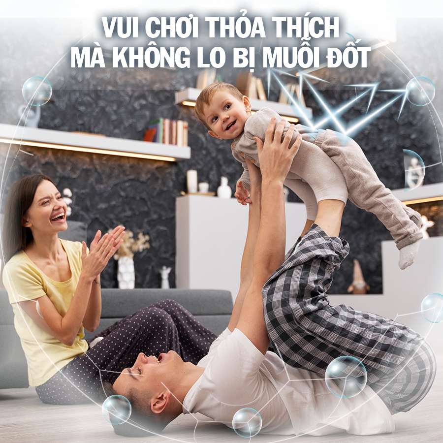 Xịt chống muỗi cho bé Vương Tràm Hương ngăn ngừa muỗi đốt đuổi muỗi hiệu quả (60ml)