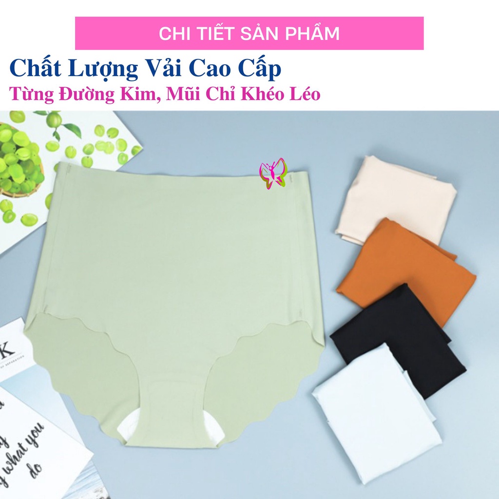 Quần lót nữ su đúc thun lạnh lưng cao không đường may, trẻ trung, thoải mái, thoát mát (MS 03099) Anna Shop