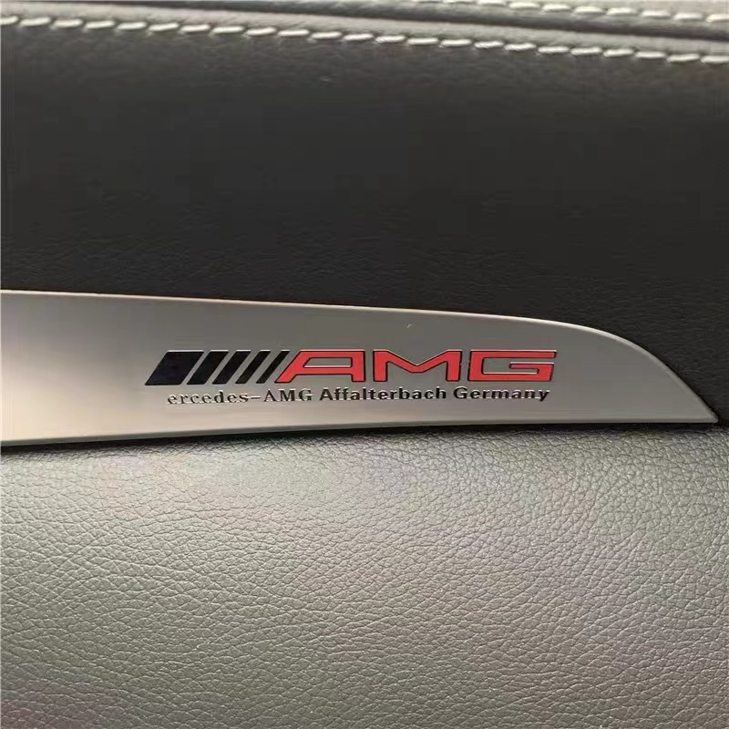 AMG Nhãn dán xe Mercedes Benz Decal sửa đổi ô tô Tay nắm cửa Kiếng chiếu hậu Hình dán trang trí Đối với GLB200 GLA B200 A180L A200L