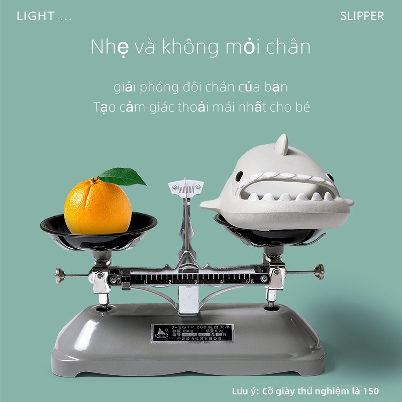 Dép Sandal Đế Mềm Chống Trượt Hình Cá Mập Ba Chiều Dành Cho Trẻ Em Mang Trong Nhà
