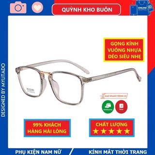 Gọng kính cận nam nữ nhựa dẻo hàn quốc , mắt vuông nhiều màu sắc lựa chọn KGC 210
