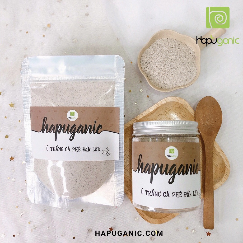 Ủ Trắng Cafe Đắk Lắk Cao Cấp Chuyên Dùng Trong Spa siêu trắng da Hapu Organic | BigBuy360 - bigbuy360.vn