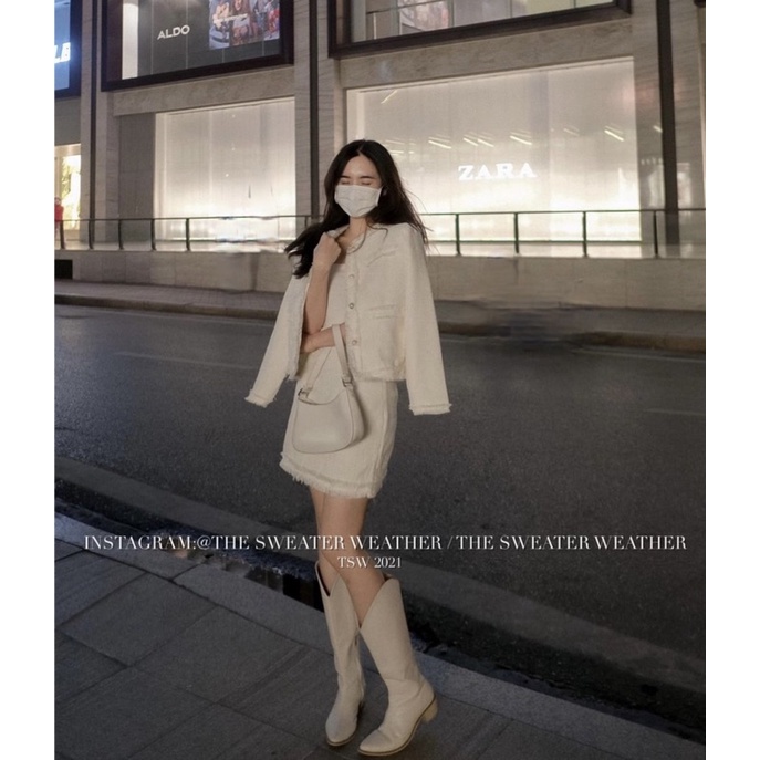 [HÀNG SẴN]SET DẠ TWEET 3 MÀU CÚC NGỌC SIÊU XINH | BigBuy360 - bigbuy360.vn