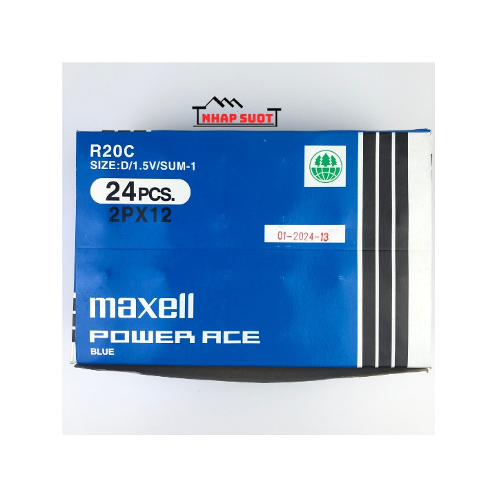 Pin đại khô MAXELL R20P 1,5V