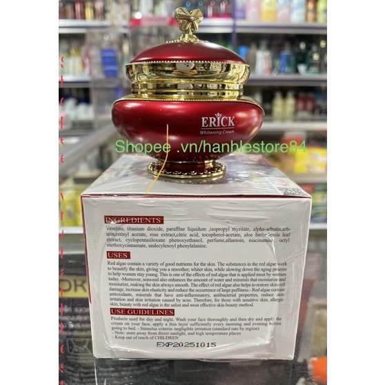 Kem Trắng  Da Lão  Hoá  ERICK
