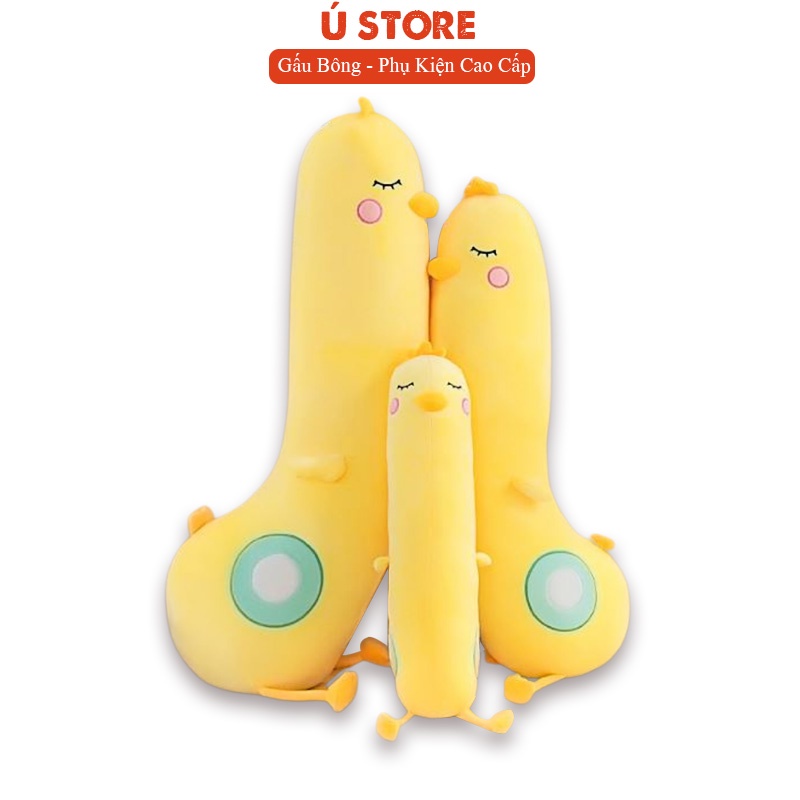 Gấu Bông Gà Vàng Siêu Dễ Thương Ú Nu | Thú Nhồi Bông Gà Vàng Siêu To Siêu Mềm Êm Mịn | Size 70cm - 1m2 - 1m6