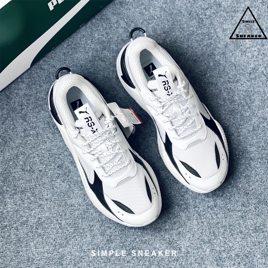 Giày Puma RS-X Core White Black Hàng Chính HãngGiày Puma RSX Sneaker Thể Thao Chuẩn Auth [36966601]