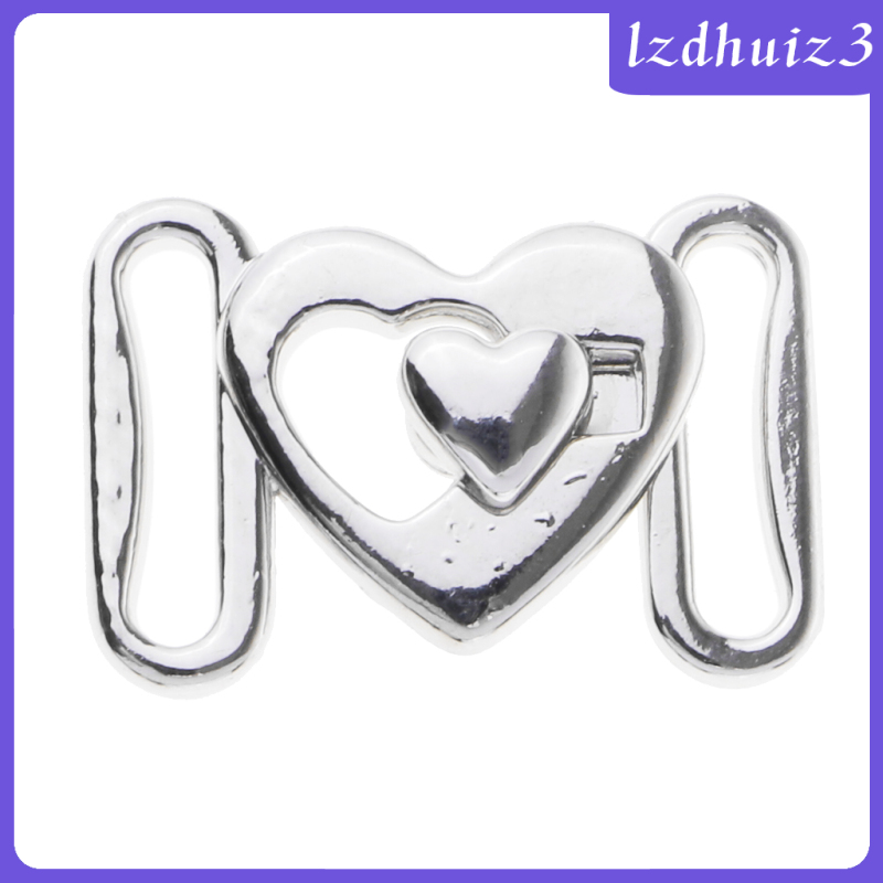 Set 10 Đinh Tán Kim Loại Hình Trái Tim Dùng Để Hỗ Trợ Sửa Chữa Áo Ngực