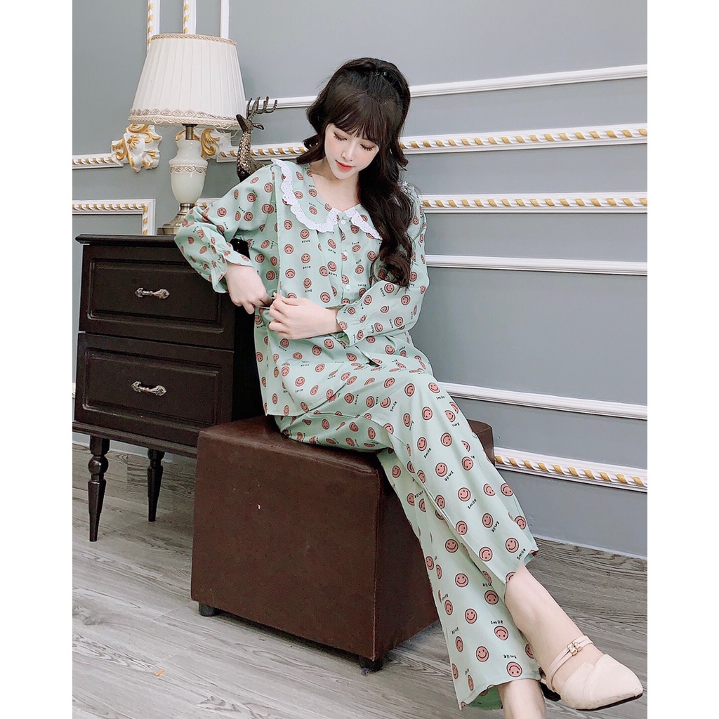 Bộ bầu,bộ đồ sau sinh dài tay mặc nhà có khoá mở cho con bú (ảnh thật)