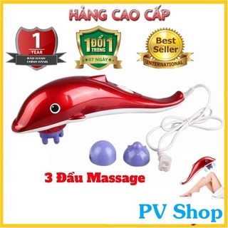 Máy đấm lưng massager cầm tay cá heo - hàng chính hãng