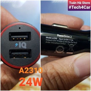 Sạc Xe Hơi Anker PowerDrive+ 24W QC 3.0