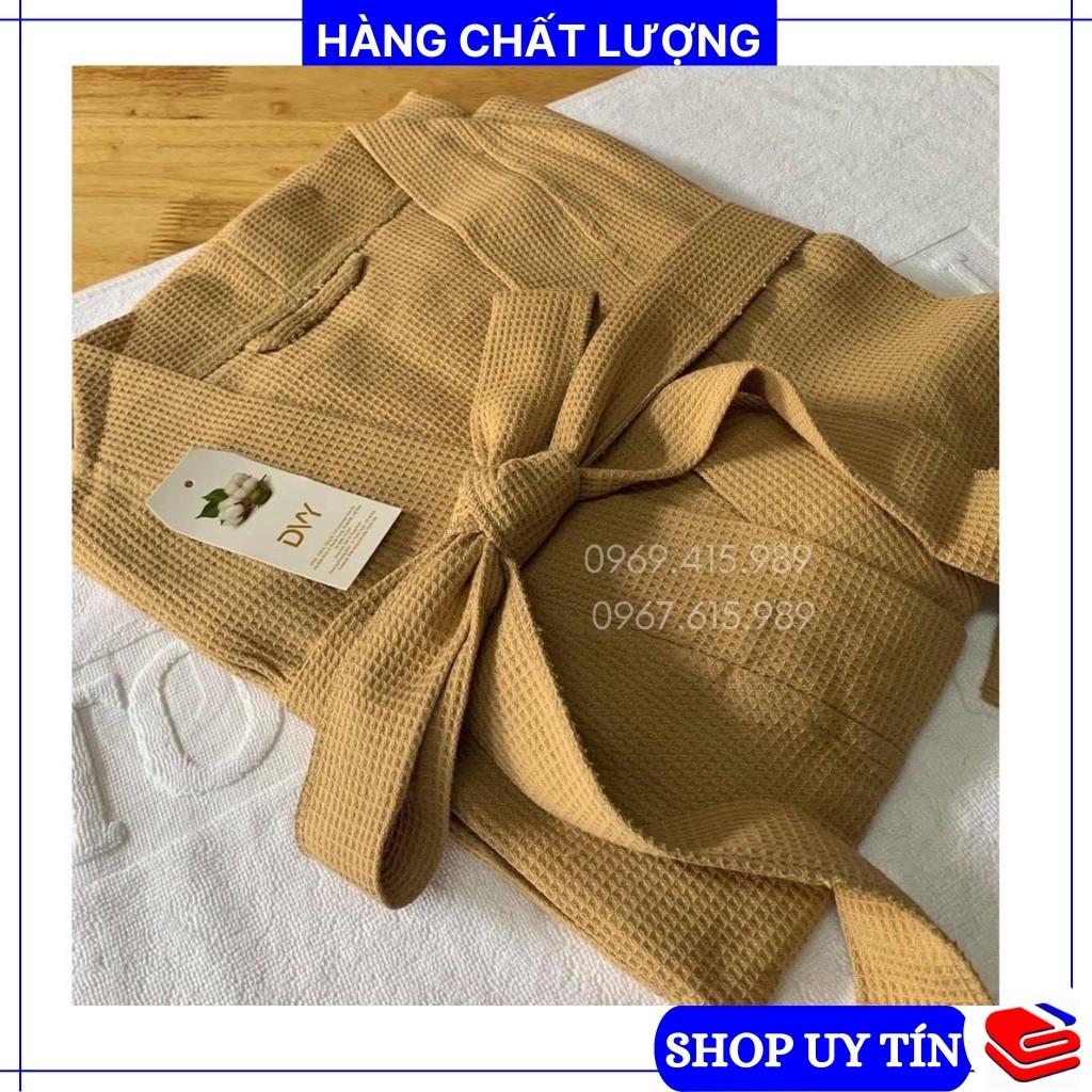 Áo choàng tắm cao cấp 100% cotton, thấm hút nước tốt