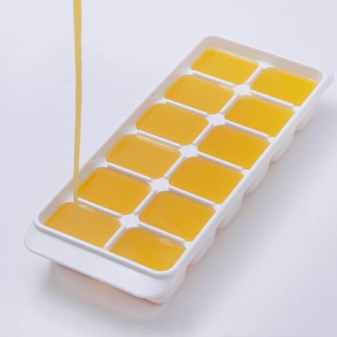 Khay trữ thức ăn cho bé 12 ngăn Kokubo⚡𝗙𝗥𝗘𝗘 𝗦𝗛𝗜𝗣 ⚡ngăn mùi khi bảo quản trong tủ lạnh