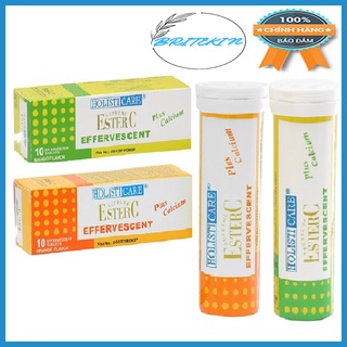 Viên Sủi Bổ Sung Vitamin C Ester C Vị Cam & Vị Xoài (Tuyp 10 Viên)