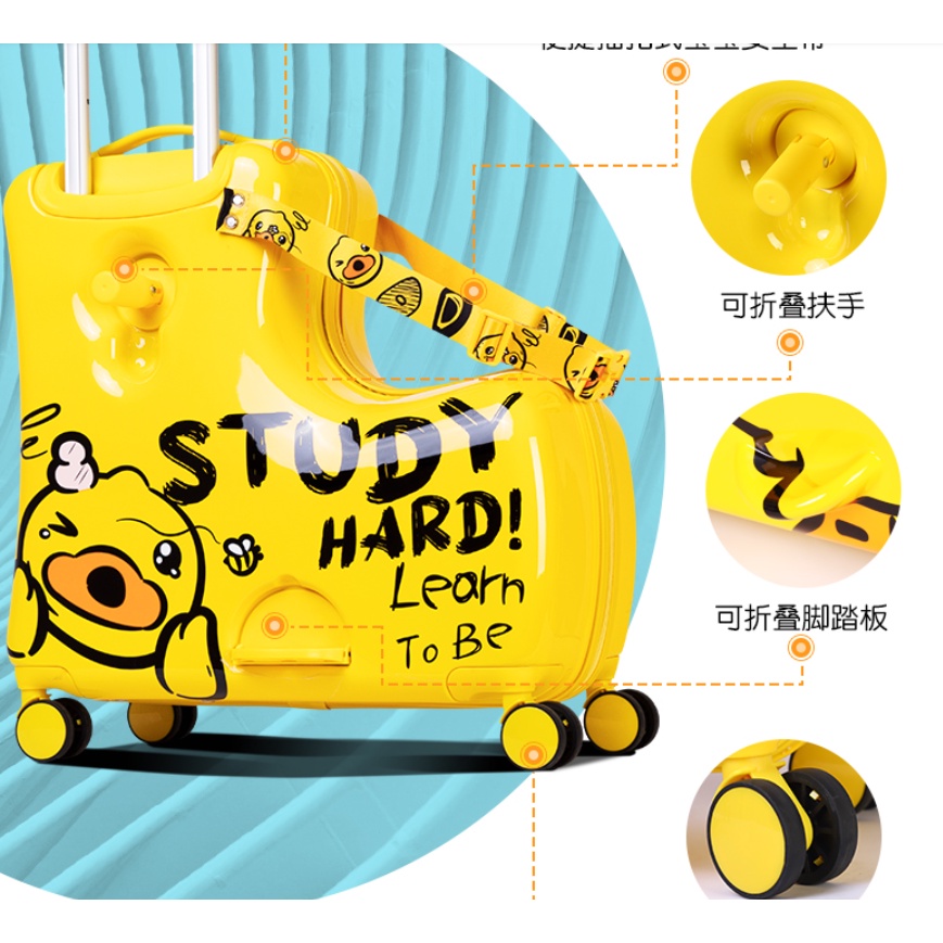 Vali cho bé B.Duck hàng chính hãng bảo hành 12 tháng