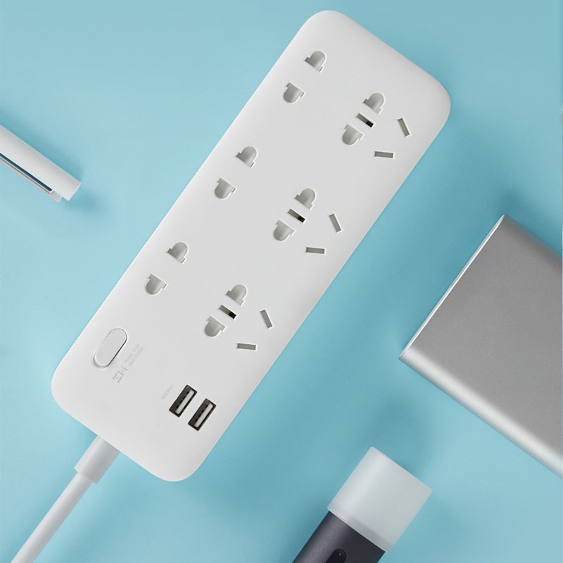 Ổ điện Xiaomi ZMI Power Strip 6 cổng 2 USB CX05