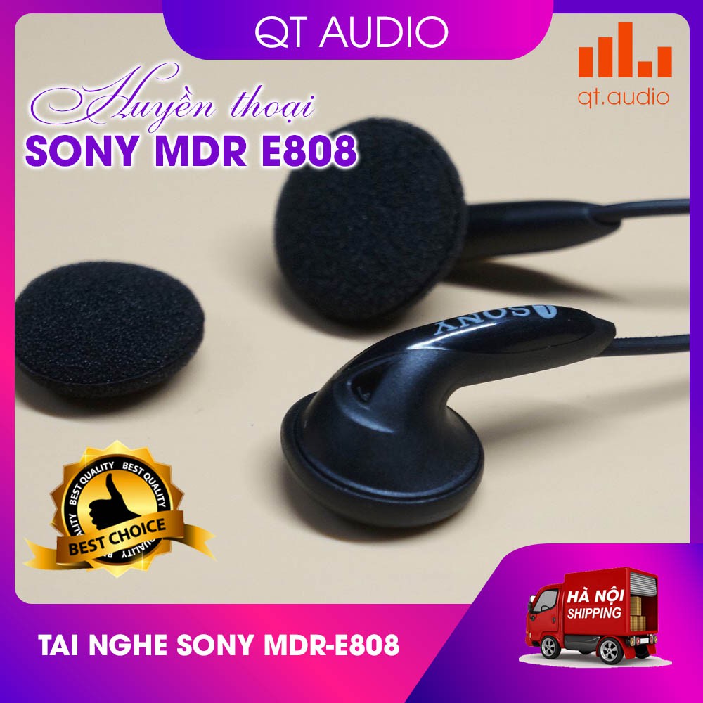 Tai nghe Sony MDR-E808,E804,E808+ siêu cổ, siêu cũ, siêu bass, huyền thoại một thời ( TẶNG KÈM TÚI DA )