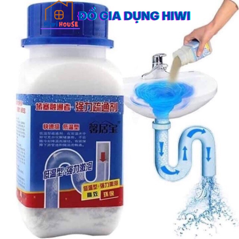Thông Bồn Cầu, Lavabo, Bồn Rửa Bát Cực mạnh , Thông Tắc Bồn Cầu thế hệ mớI 268g