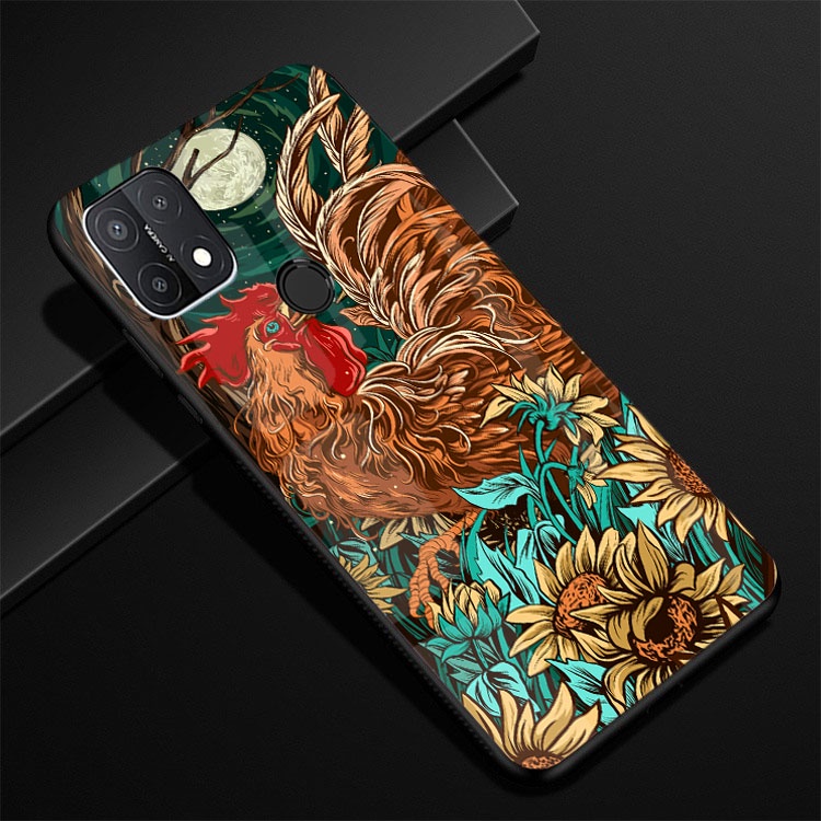 Ốp Lưng OPPO A15/A15s mặt kính cường lực cao cấp thiết kế Độc Quyền
