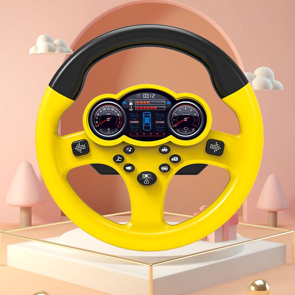 Đồ Chơi Vô Lăng Xe Hơi Có Nhạc Và Đèn Vui Nhộn Cho Bé