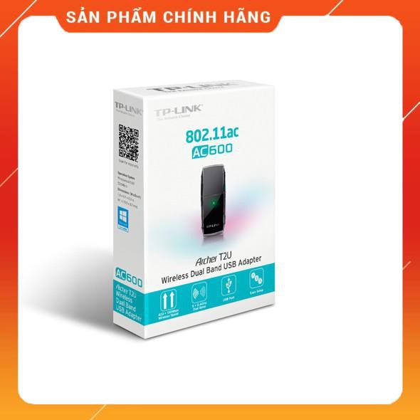 (Có sẵn) Card mạng không dây TP-Link Archer T2U AC600Mbps _Siêu rẻ | WebRaoVat - webraovat.net.vn