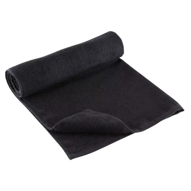 Khăn tập fitness bằng cotton 90x50 cm - Đen MIRILIK DECA