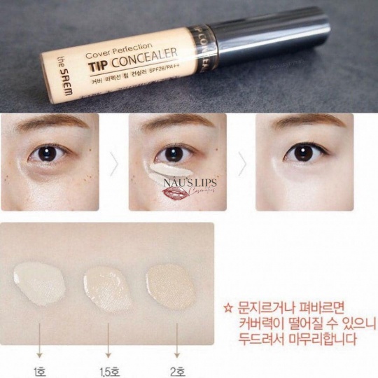 Kem Che Khuyết Điểm The Saem Cover Perfection Tip Concealer SPF28 PA++ | BigBuy360 - bigbuy360.vn