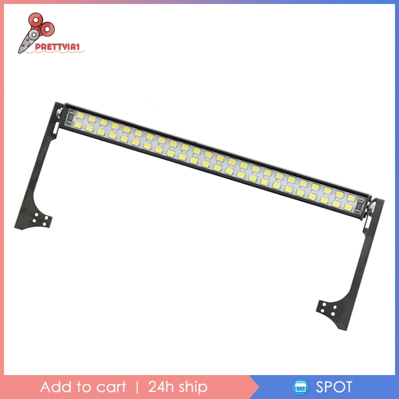 Phụ Kiện Thanh Đèn LED Bằng Kim Loại Gắn Nóc Xe Hơi SCX10 90046 Tỉ Lệ 1 / 10