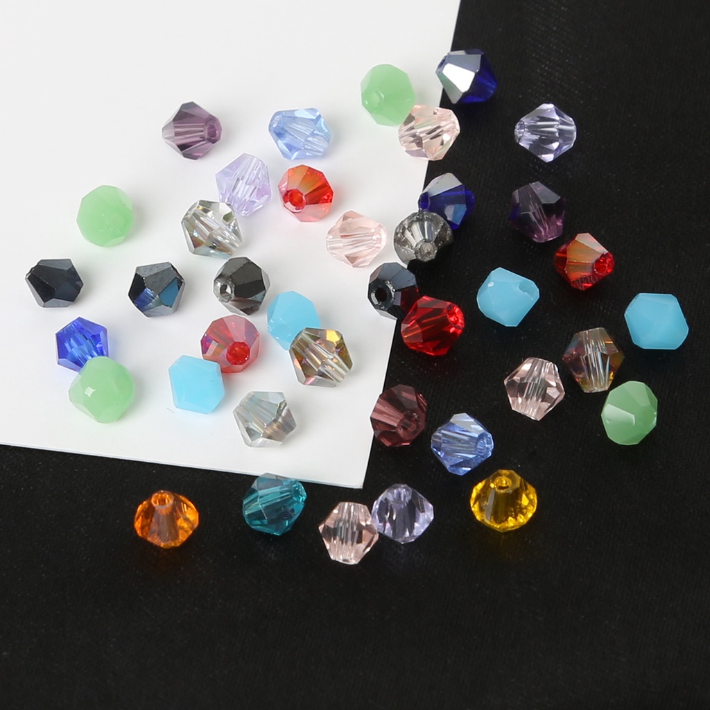 Chuỗi Hạt Thủy Tinh 3mm Nhiều Màu Sắc Dùng Làm Trang Sức Thủ Công