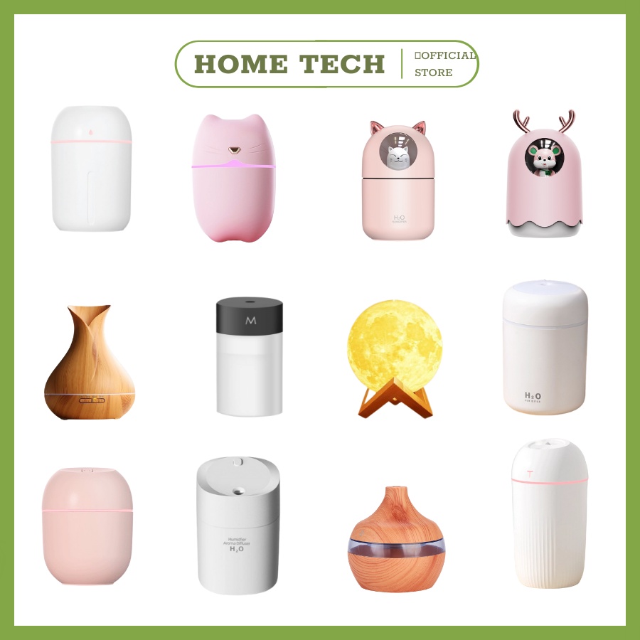 Máy Phun Sương Tạo Ẩm Khuếch Tán Tinh Dầu Mini Nhỏ Gọn, Cao Cấp: Phun Tinh Dầu Toả Hương Thơm Cho Phòng Ngủ, Phòng Khách