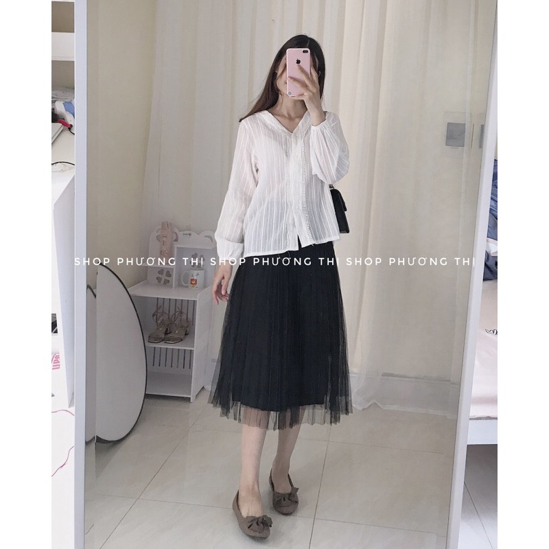 Chân váy tutu màu trắng - chân váy công chúa (hình thật/sẵn) | BigBuy360 - bigbuy360.vn