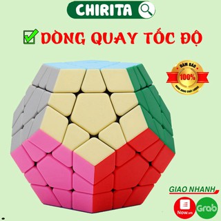 Rubik Megaminx Stickerless Không Viền Cao Cấp - Đồ Chơi Phát Triển Trí Tuệ NO.8888