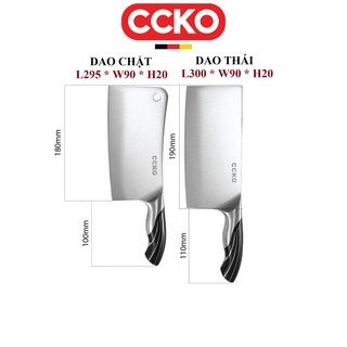 Dao chặt, dao thái bằng thép không gỉ cao cấp CCKO