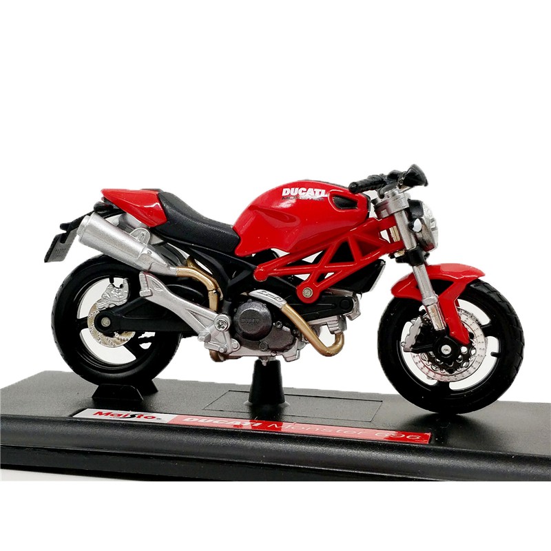 XE MÔ HÌNH - MOTO Siêu xe Ducati Monster 696 - MAISTO tỷ lệ 1:18