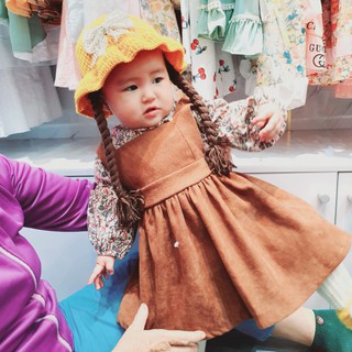Set áo yếm bé gái