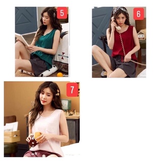 BIG SIZE Bộ mặc nhà sát nách cotton