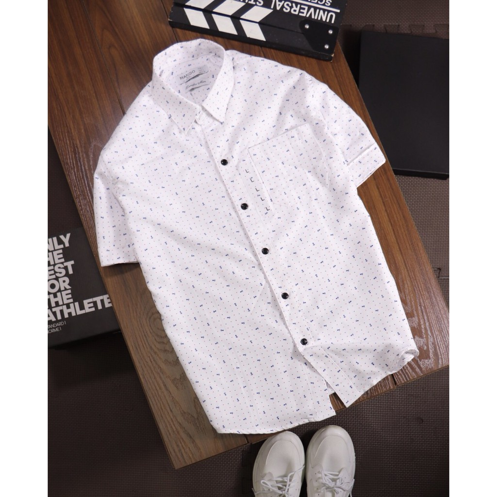 SƠ MI NAM HỌA TIẾT MỎ NEO NHỎ | BigBuy360 - bigbuy360.vn