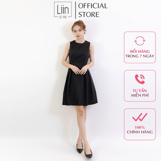 LIIN - Đầm midi chữ A basic, tôn dáng, trẻ trung