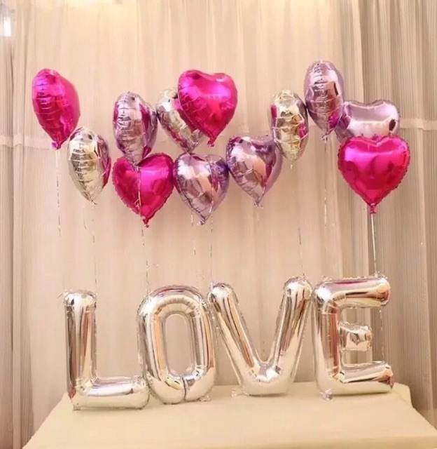 Sét Bóng Happy Wedding Trang Trí Phòng  Cưới HOT 2021