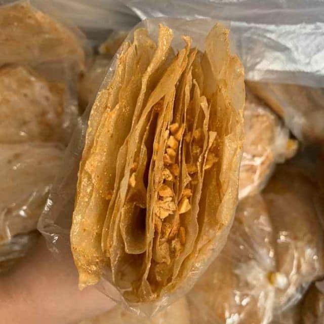 Bánh tráng muối tỏi - giá sỉ 5 bịch