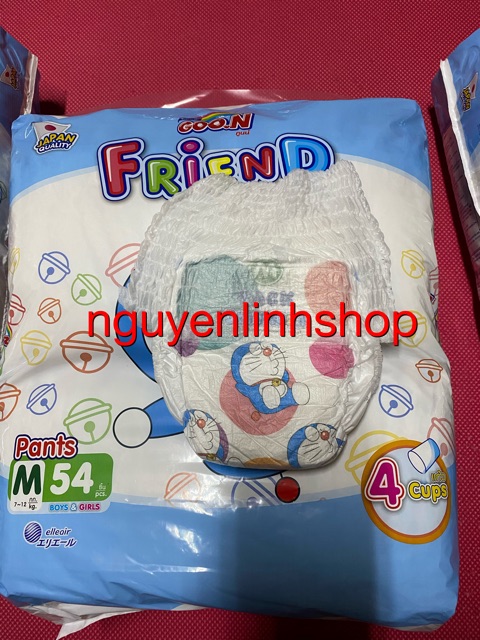 Mẫu mới-Tã quần Goonfriend cộng miếng và hàng thuờng : M54-L64–XL40-XXL34-XXXL22