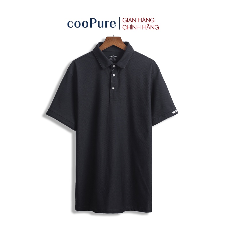 Áo thun polo nam cooPure dòng active, chất vải rayon mềm mát, thiết kế vạch quang tinh tế NO.2563 (3 màu)