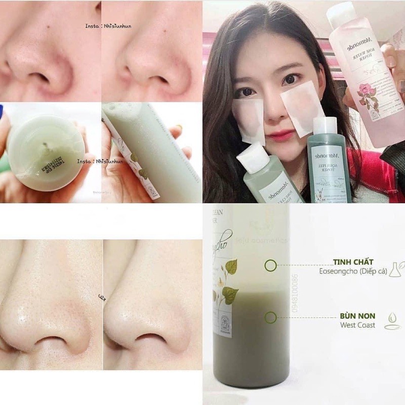 Nước Hoa Hồng Diếp Cá Mamonde Pore Clean Toner