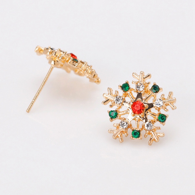 Khuyên Tai Hình Bông Tuyết / Ông Già Noel Đính Chuông Giáng Sinh Năm Mới Tinh Tế Cho Nữ