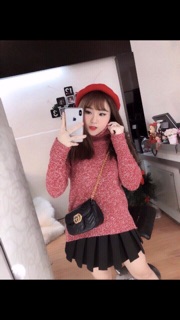 áo len cổ lọ Quảng Châu