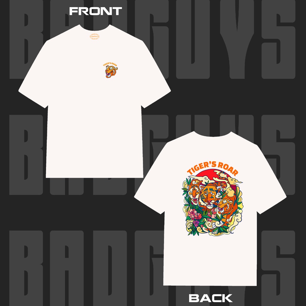 Áo thun Unisex Tiger Roar 100% Cotton Cao Cấp BGS025 - Local Brand Bad Guys Chính Hãng