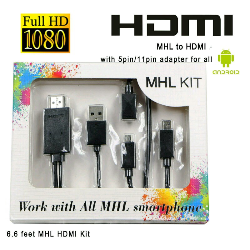 CÁP MHL MICRO USB SANG HDMI DÙNG CHO SMARTPHONE