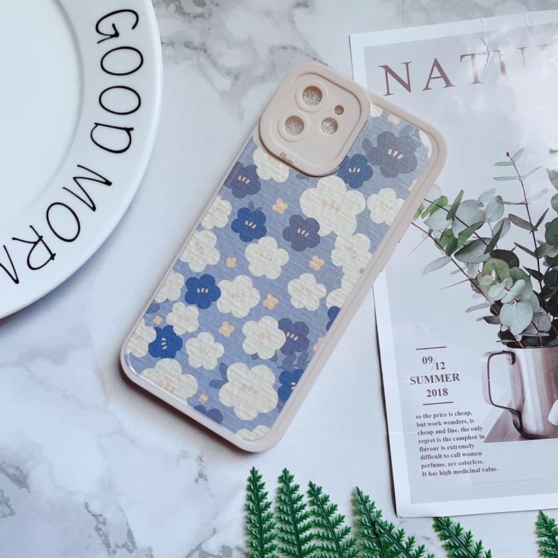 Ốp iPhone 12 Nhựa Dẻo Viền Camera Hình Dễ Thương