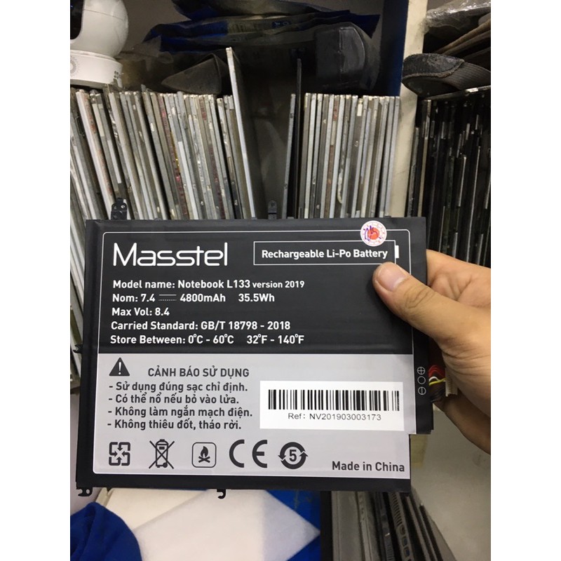 Pin Laptop Masstel L133_2018 • Pin L133_2019 •  Pin L133_pro • Bộ Sạc L133_Pro