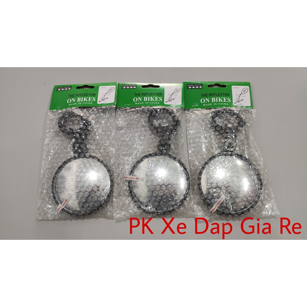 Gương xe đạp thể thao, Gương chiếu hậu gắn ghi đông xe đạp - PK Xe Dap Gia Re